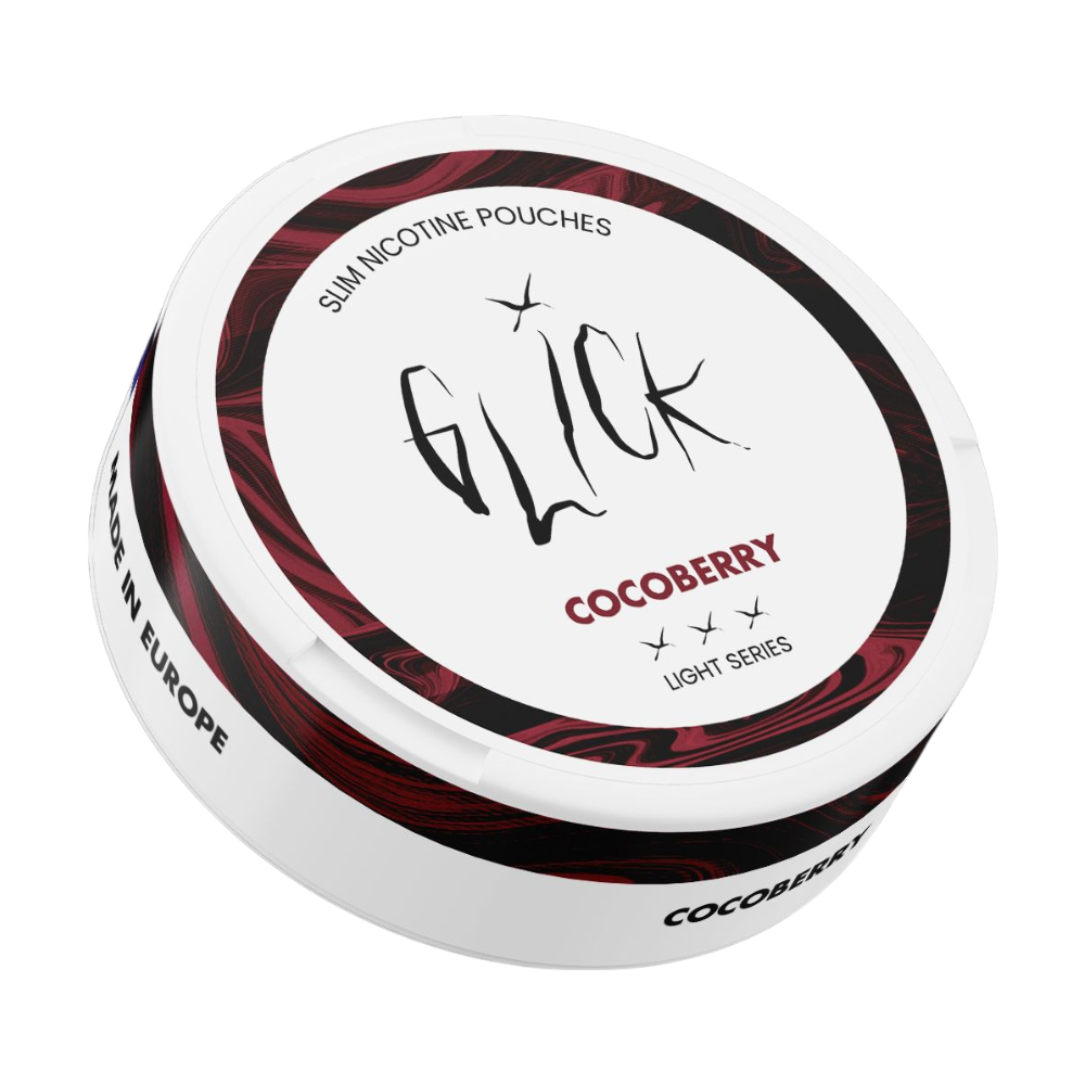 Glick Cocoberry Nicotine Pouches | Light Series