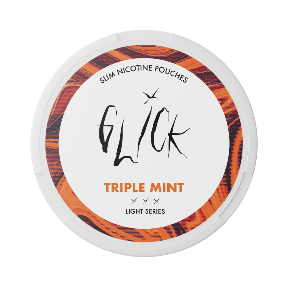 Glick Triple Mint Nicotine Pouches | Light Series
