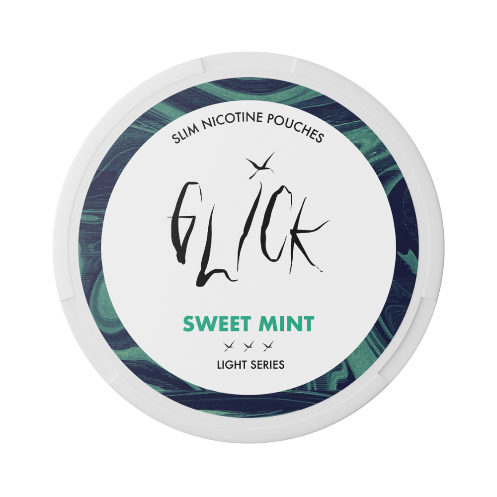Glick Sweet Mint Nicotine Pouches| Light Series