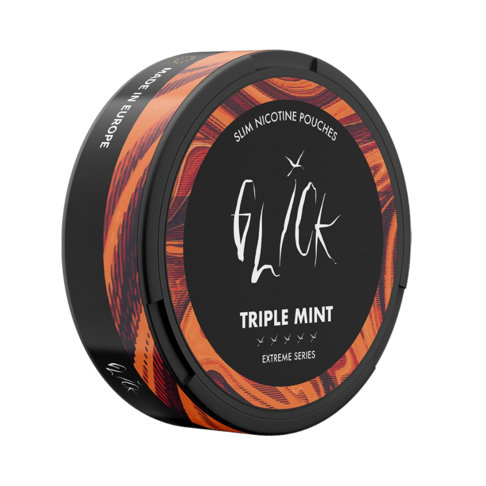 Glick Triple Mint Nicotine Pouches | Extreme Series