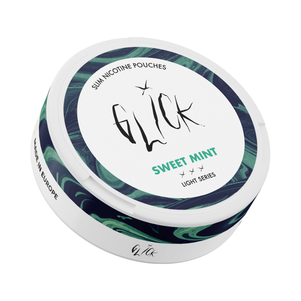 Glick Sweet Mint Nicotine Pouches| Light Series