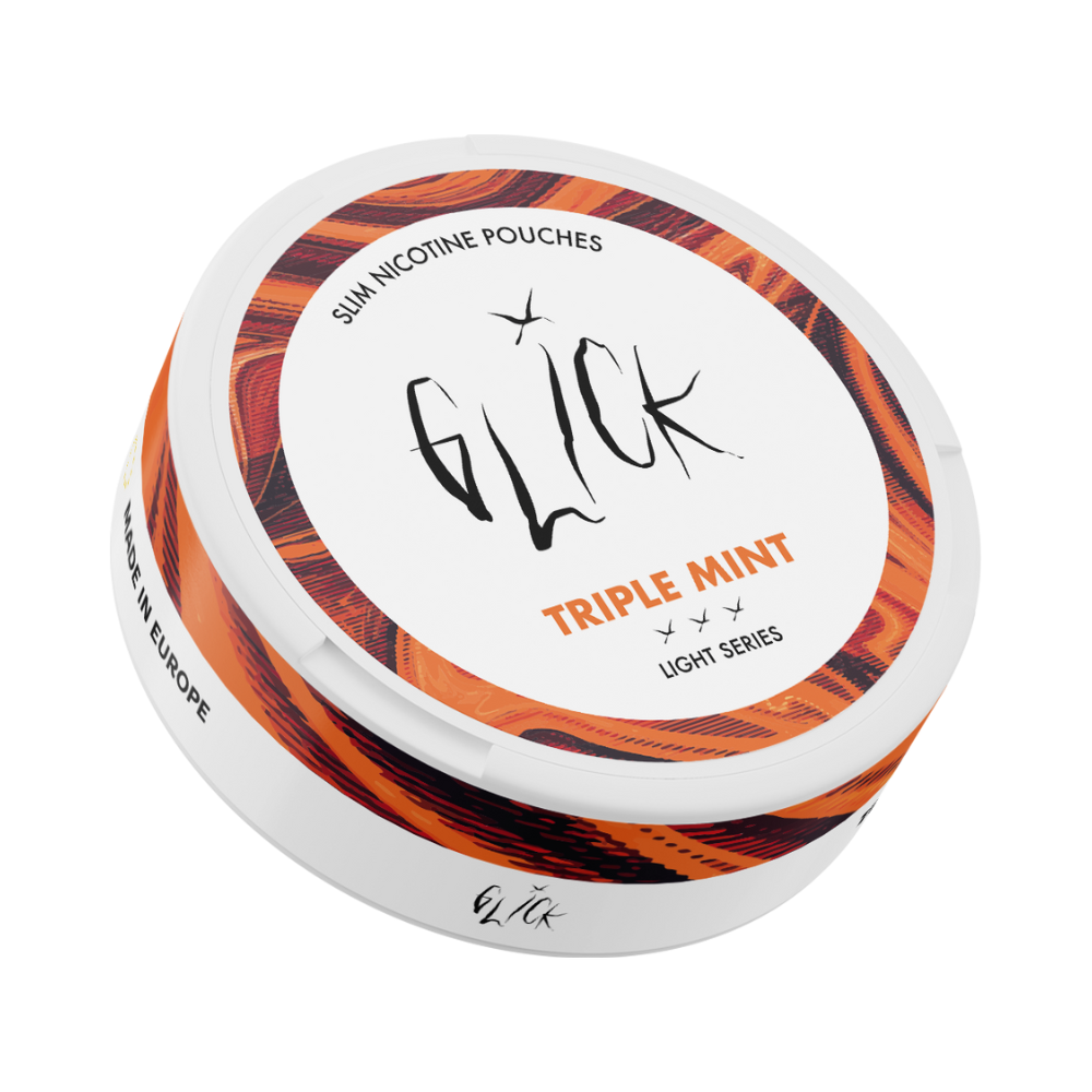 Glick Triple Mint Nicotine Pouches | Light Series