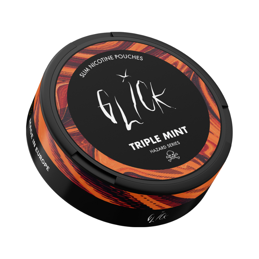 Glick Triple Mint Nicotine Pouches | Hazard Series