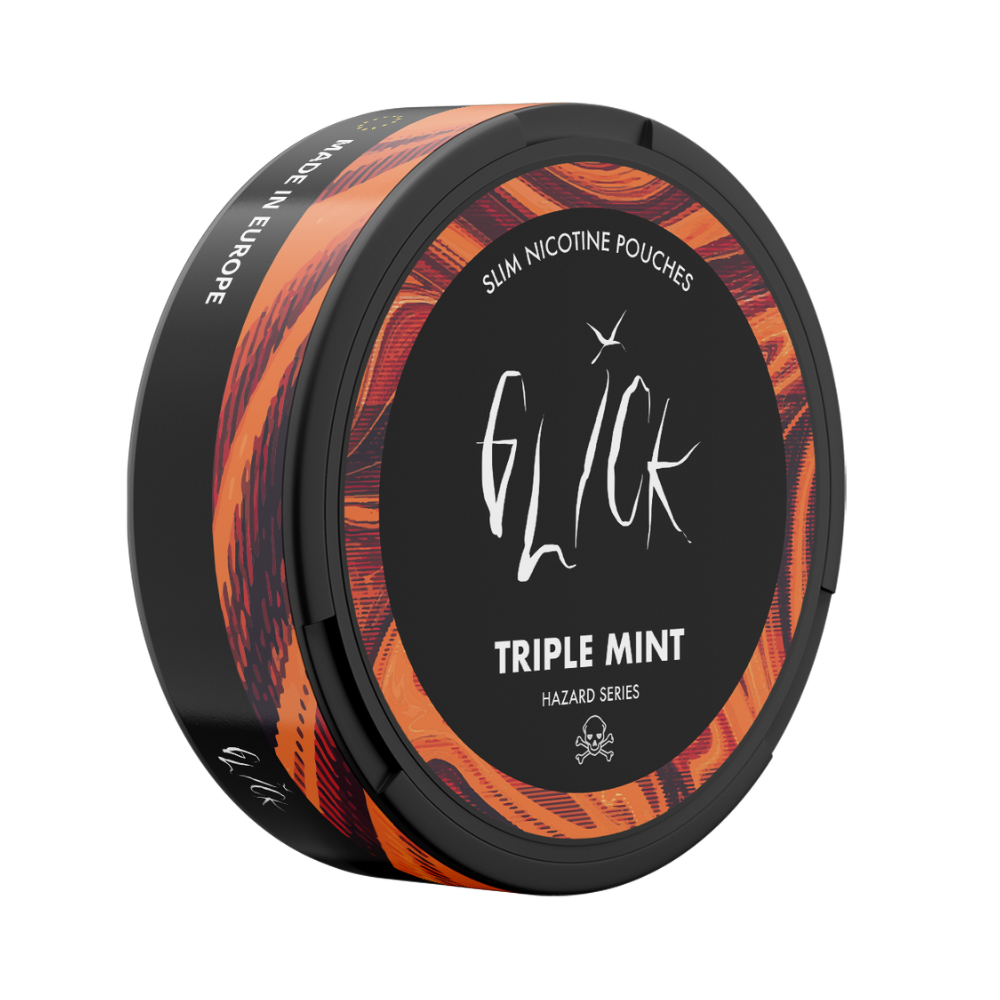 Glick Triple Mint Nicotine Pouches | Hazard Series