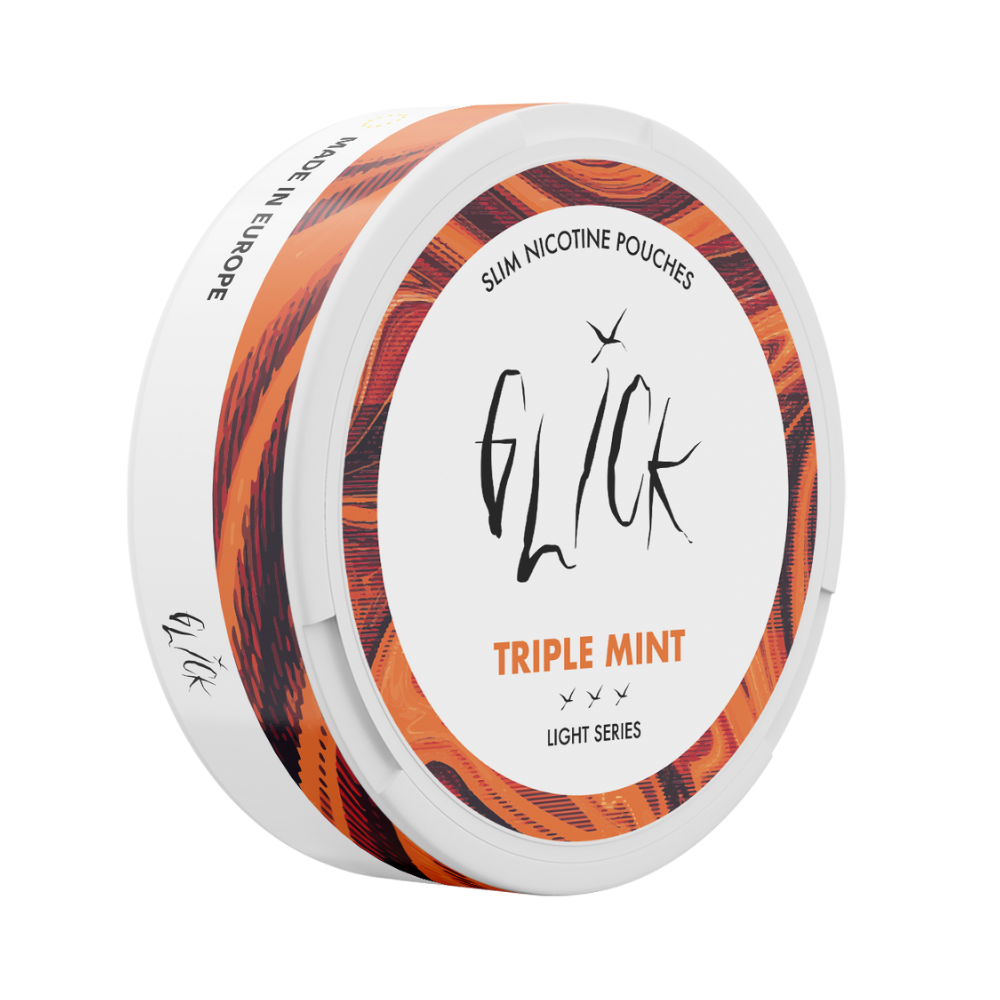 Glick Triple Mint Nicotine Pouches | Light Series