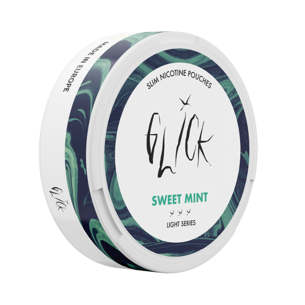 Glick Sweet Mint Nicotine Pouches| Light Series
