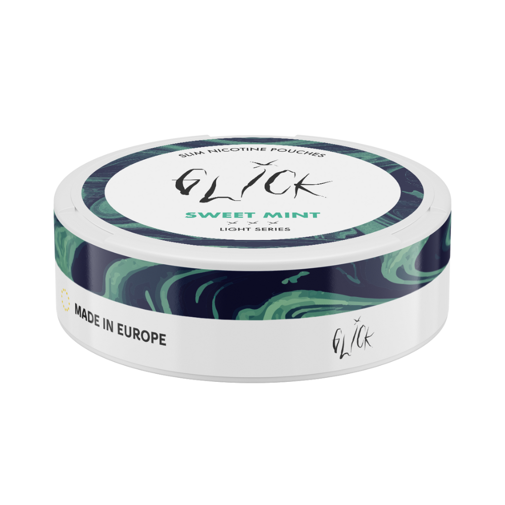 Glick Sweet Mint Nicotine Pouches| Light Series