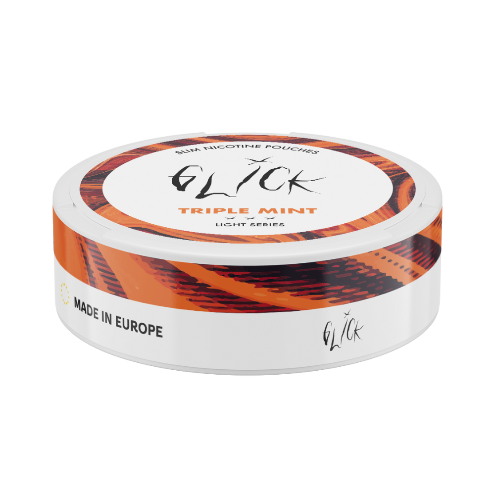 Glick Triple Mint Nicotine Pouches | Light Series