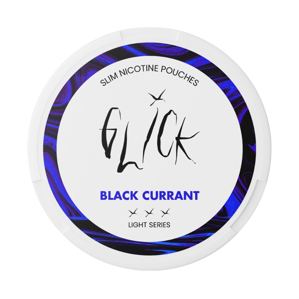 Glick Black Currant Nicotine Pouches | Light Series
