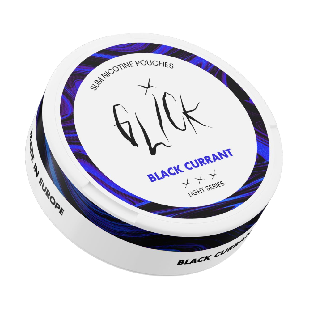 Glick Black Currant Nicotine Pouches | Light Series