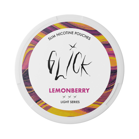 Glick Lemonberry Nicotine Pouches | Light Series