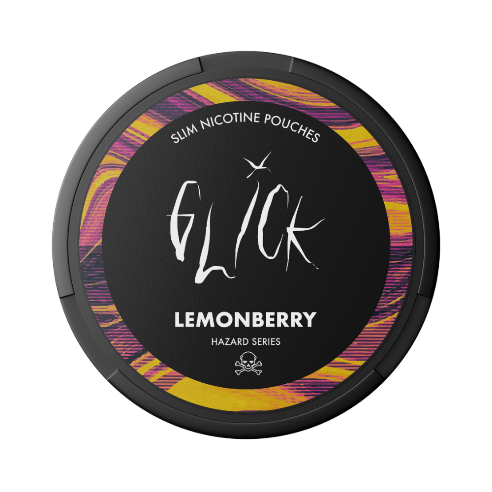 Glick Lemonberry Nicotine Pouches | Hazard Series