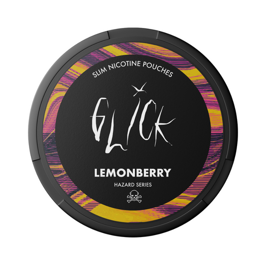 Glick Lemonberry Nicotine Pouches | Hazard Series