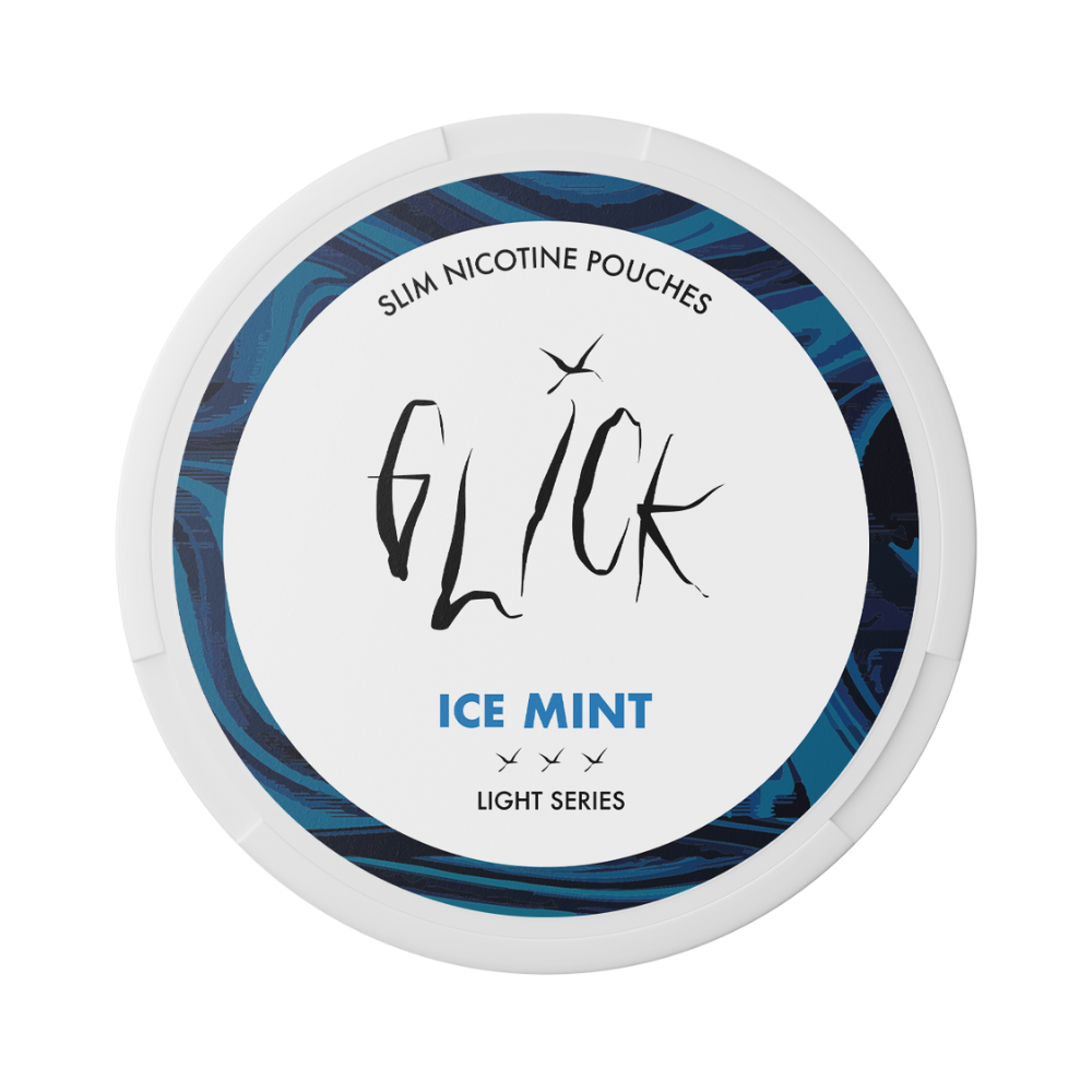 Glick Ice Mint Nicotine Pouches | Light Series