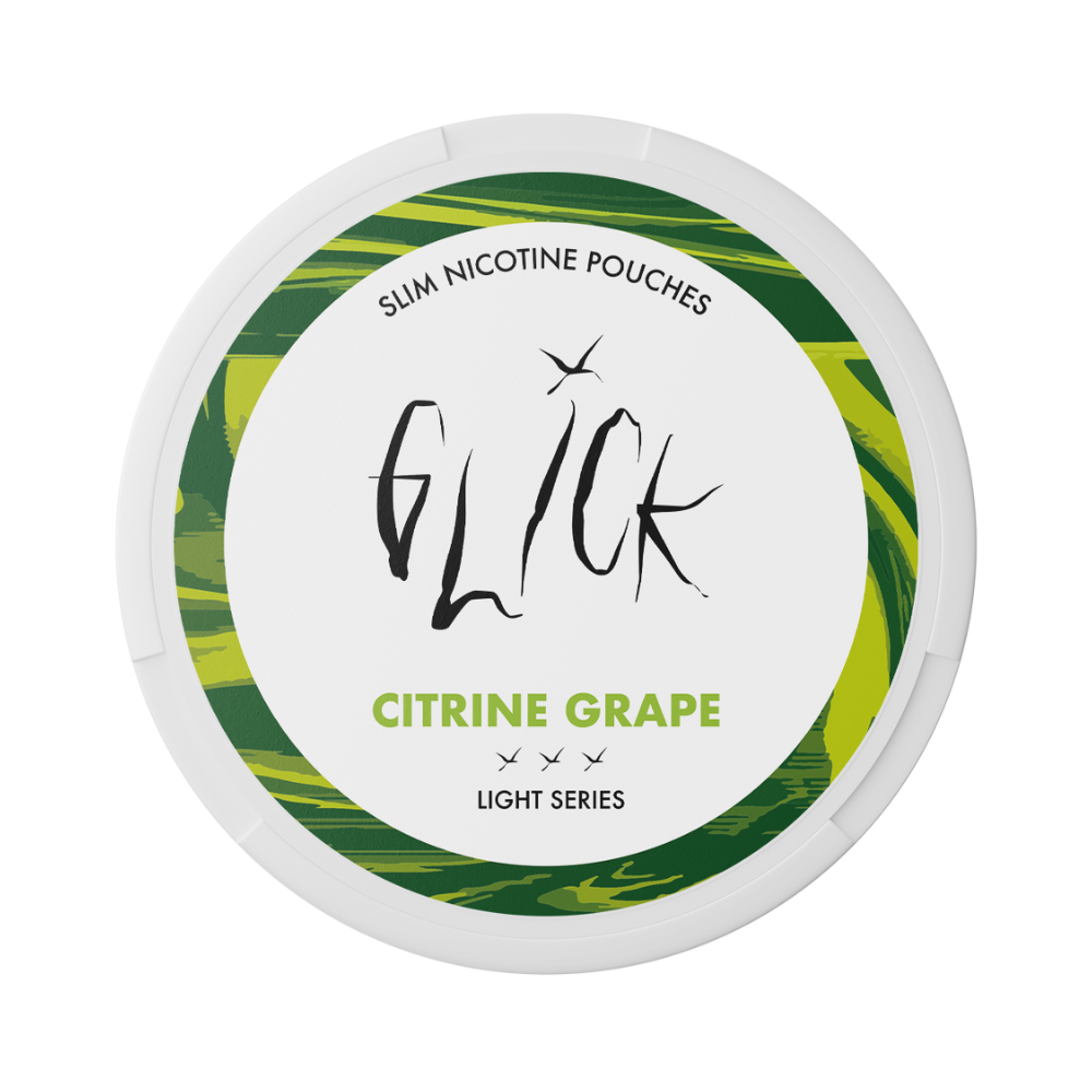 Glick Citrine Grape Nicotine Pouches | Light Series