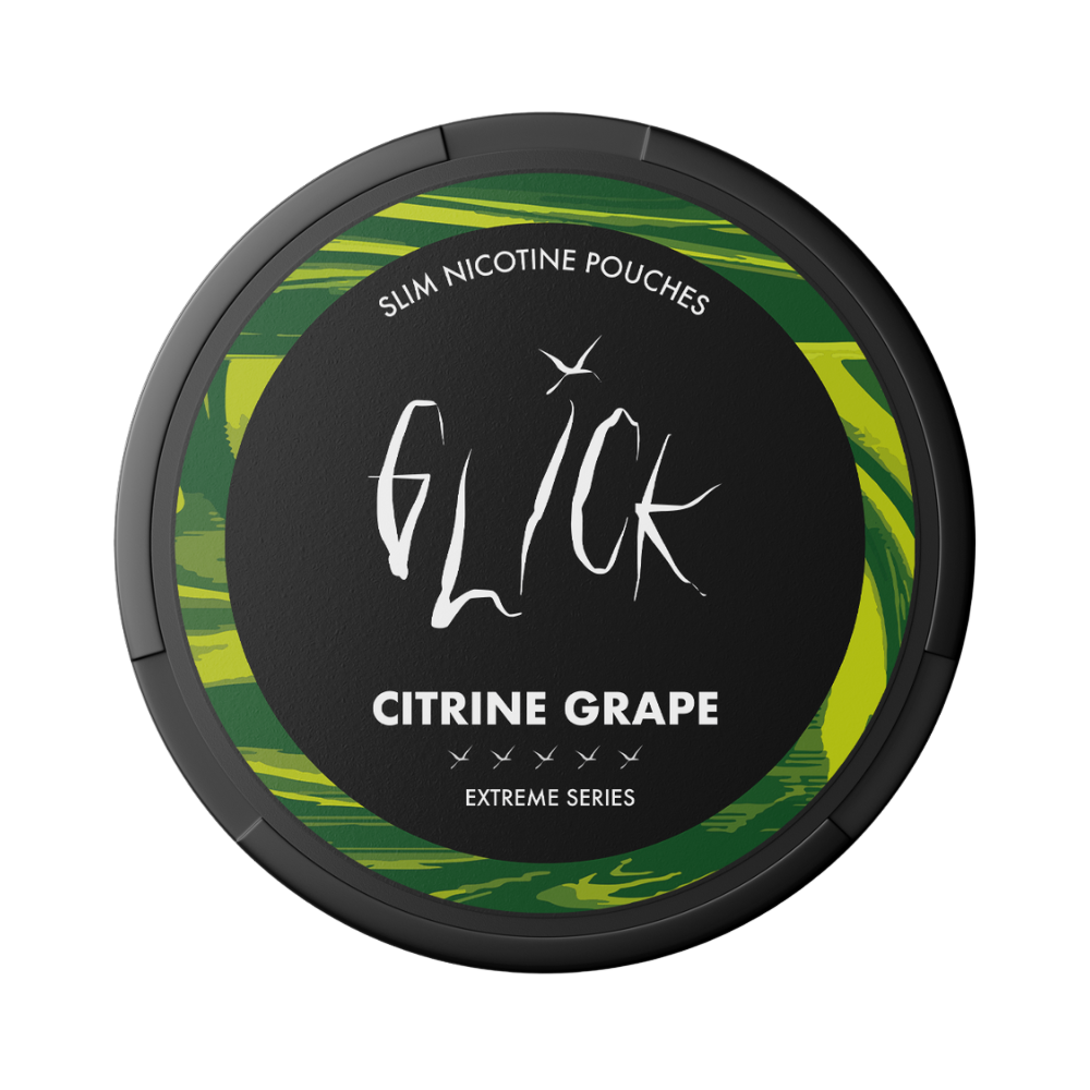 Glick Citrine Grape Nicotine Pouches | Extreme Series