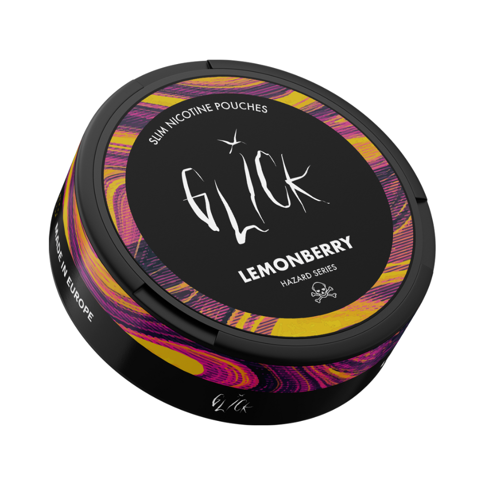 Glick Lemonberry Nicotine Pouches | Hazard Series