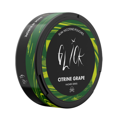 Glick Citrine Grape Nicotine Pouches | Hazard Series