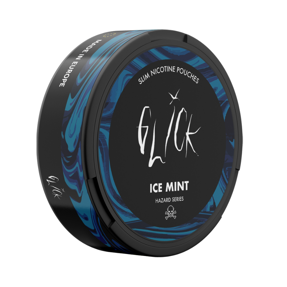 Glick Ice Mint Nicotine Pouches | Hazard Series