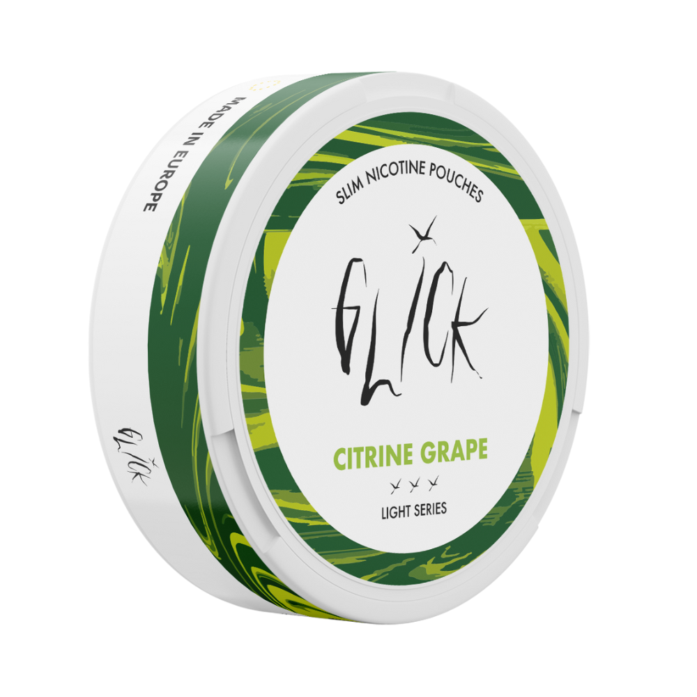 Glick Citrine Grape Nicotine Pouches | Light Series