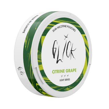 Glick Citrine Grape Nicotine Pouches | Light Series