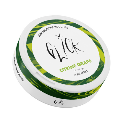 Glick Citrine Grape Nicotine Pouches | Light Series