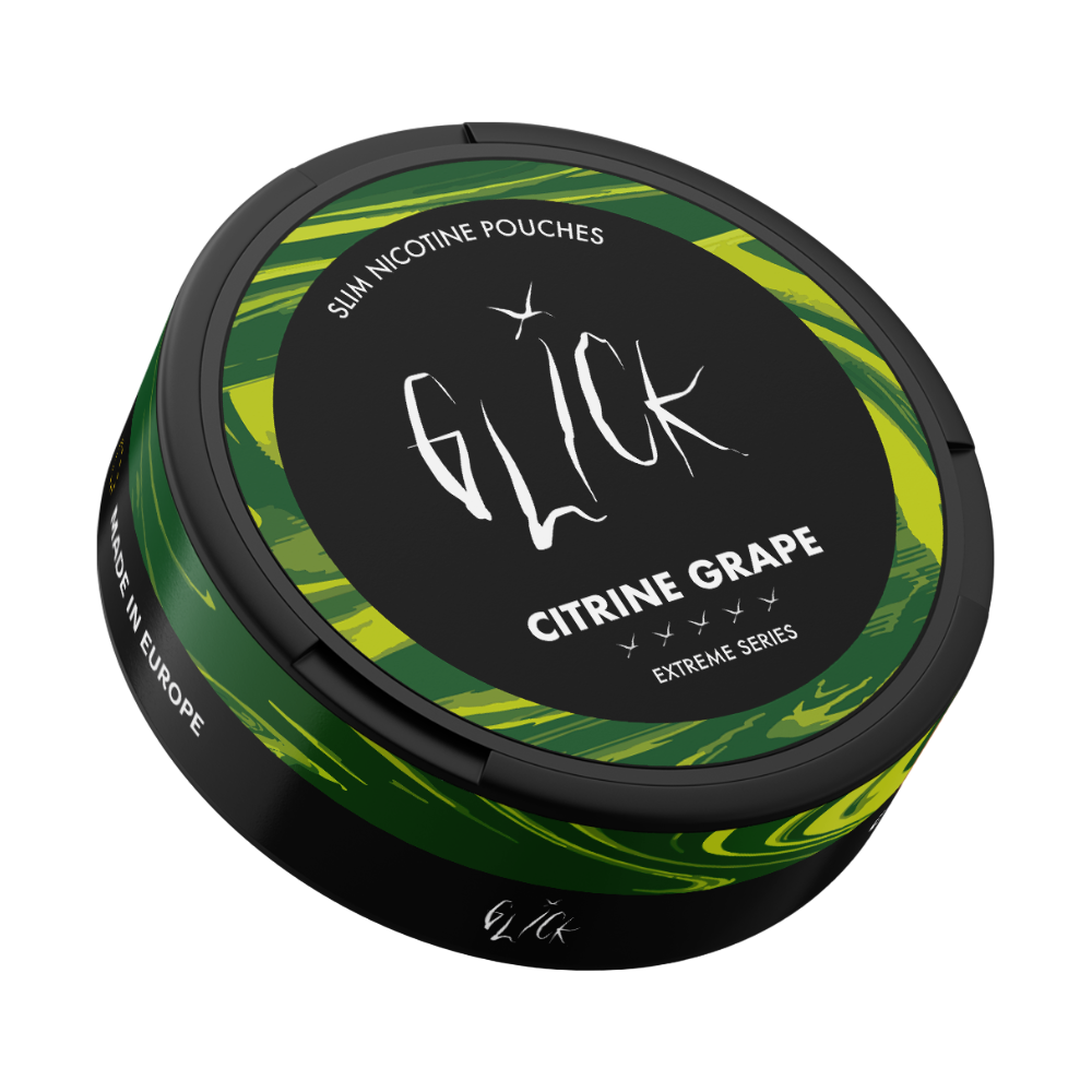 Glick Citrine Grape Nicotine Pouches | Extreme Series