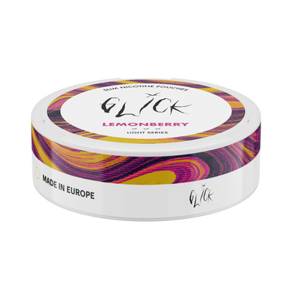 Glick Lemonberry Nicotine Pouches | Light Series