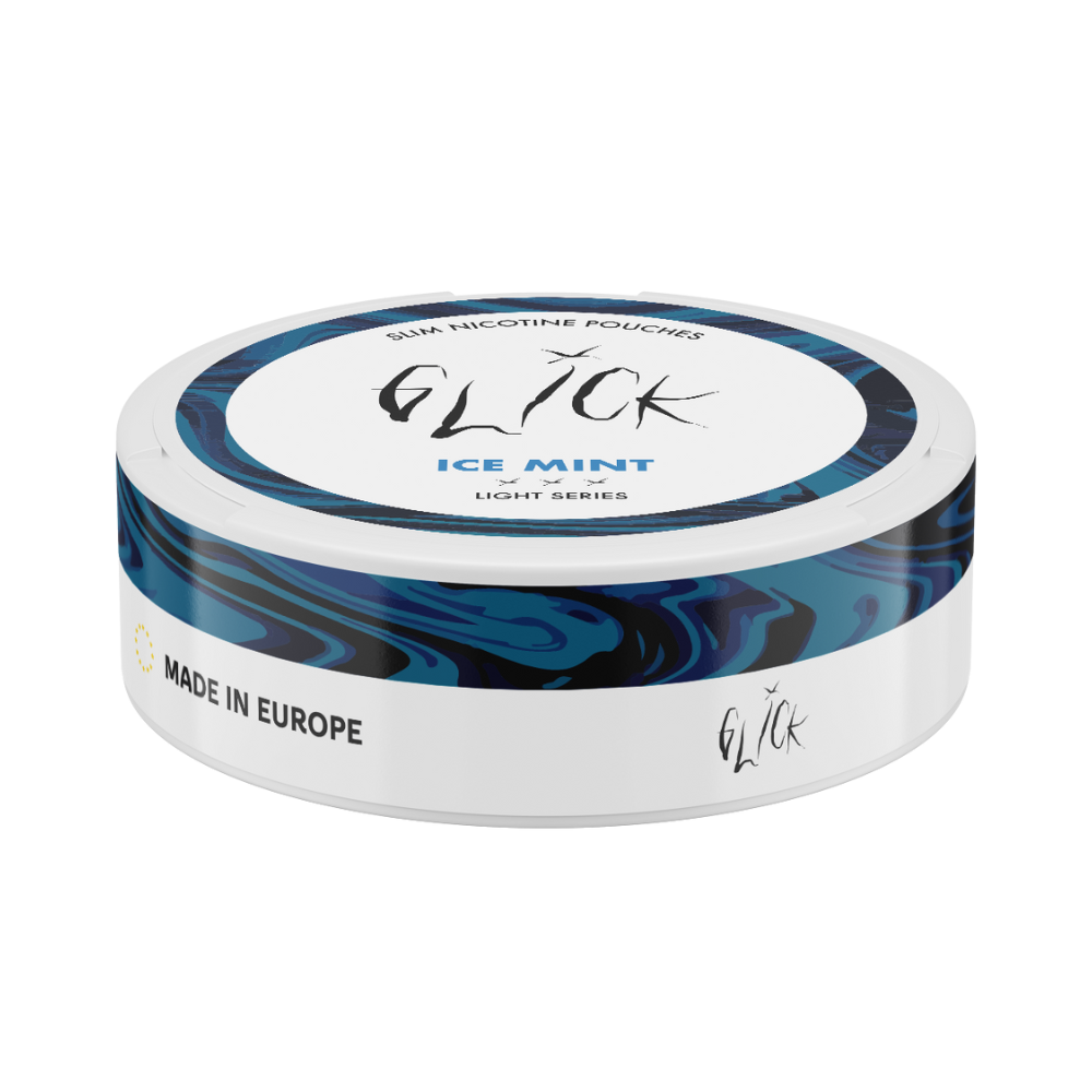 Glick Ice Mint Nicotine Pouches | Light Series