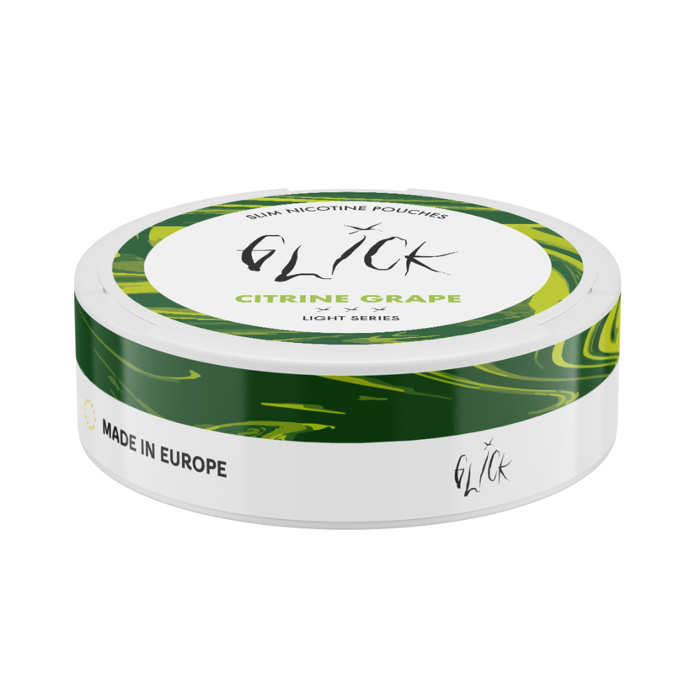 Glick Citrine Grape Nicotine Pouches | Light Series