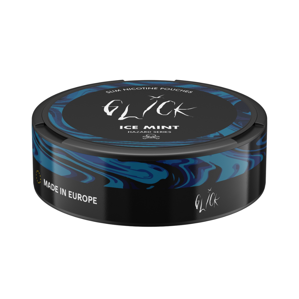 Glick Ice Mint Nicotine Pouches | Hazard Series