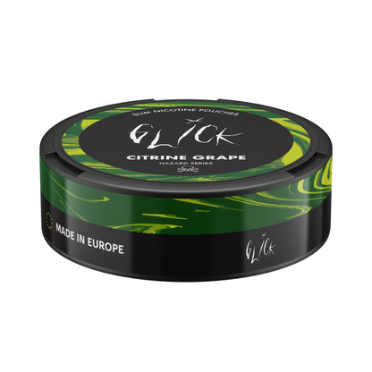 Glick Citrine Grape Nicotine Pouches | Hazard Series