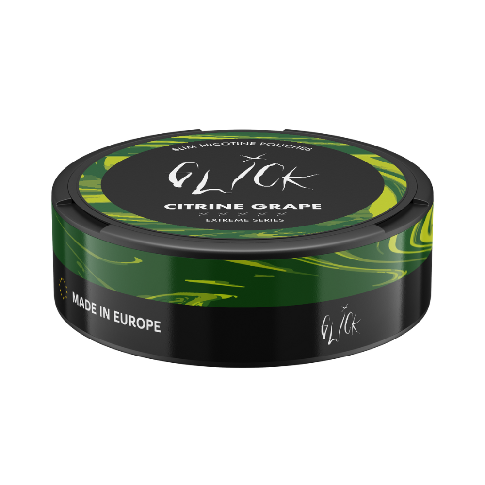 Glick Citrine Grape Nicotine Pouches | Extreme Series