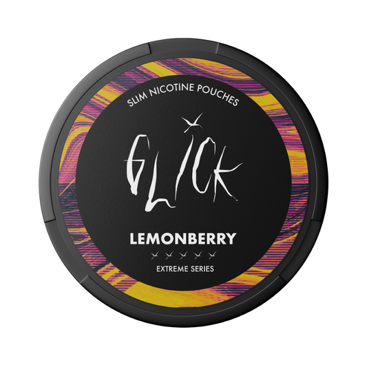 Glick Lemonberry Nicotine Pouches | Extreme Series