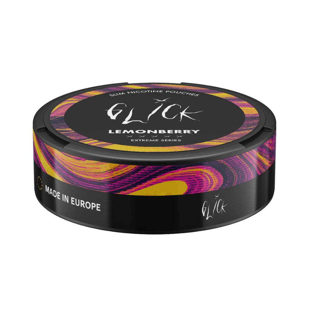 Glick Lemonberry Nicotine Pouches | Extreme Series